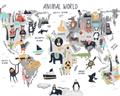 Picture of Animal World      _GroupedProduct_Rectangle_Landscape_Unframed_Print_Only_