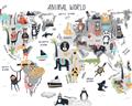 Picture of Animal World      _GroupedProduct_Rectangle_Landscape_Unframed_Print_Only_