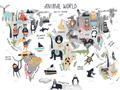 Picture of Animal World      _GroupedProduct_Rectangle_Landscape_Unframed_Print_Only_