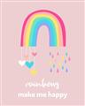 Picture of Happy Rainbows _GroupedProduct_Rectangle_Portrait_Mini_ _GroupedProduct_Rectangle_Portrait_Unframed_Print_Only_