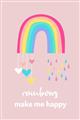 Picture of Happy Rainbows _GroupedProduct_Rectangle_Portrait_Mini_ _GroupedProduct_Rectangle_Portrait_Unframed_Print_Only_
