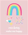 Picture of Happy Rainbows _GroupedProduct_Rectangle_Portrait_Mini_ _GroupedProduct_Rectangle_Portrait_Unframed_Print_Only_