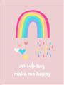 Picture of Happy Rainbows _GroupedProduct_Rectangle_Portrait_Mini_ _GroupedProduct_Rectangle_Portrait_Unframed_Print_Only_