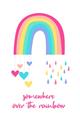 Picture of Over the Rainbow I  _GroupedProduct_Rectangle_Portrait_Mini_ _GroupedProduct_Rectangle_Portrait_Unframed_Print_Only_