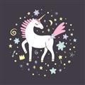 Picture of The Magic of Unicorns _GroupedProduct_Square_Mini_ _GroupedProduct_Square_Unframed_Print_Only_