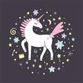 Picture of The Magic of Unicorns _GroupedProduct_Square_Mini_ _GroupedProduct_Square_Unframed_Print_Only_