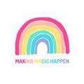 Picture of Making Magic Happen _GroupedProduct_Square_Mini_ _GroupedProduct_Square_Unframed_Print_Only_