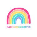 Picture of Making Magic Happen _GroupedProduct_Square_Mini_ _GroupedProduct_Square_Unframed_Print_Only_