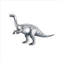 Picture of Gray Dino I  _GroupedProduct_Square_Mini_ _GroupedProduct_Square_Unframed_Print_Only_