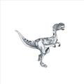 Picture of Gray Dino VI _GroupedProduct_Square_Mini_ _GroupedProduct_Square_Unframed_Print_Only_