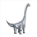 Picture of Gray Dino VIII _GroupedProduct_Square_Mini_ _GroupedProduct_Square_Unframed_Print_Only_