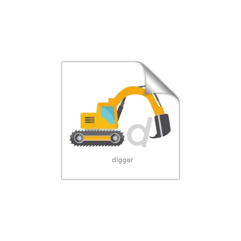 Picture of Digger _GroupedProduct_Square_Mini_ _GroupedProduct_Square_Unframed_Print_Only_