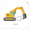Picture of Digger _GroupedProduct_Square_Mini_ _GroupedProduct_Square_Unframed_Print_Only_