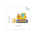 Picture of Bulldozer _GroupedProduct_Square_Mini_ _GroupedProduct_Square_Unframed_Print_Only_