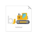 Picture of Bulldozer _GroupedProduct_Square_Mini_ _GroupedProduct_Square_Unframed_Print_Only_