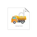 Picture of Dumptruck  _GroupedProduct_Square_Mini_ _GroupedProduct_Square_Unframed_Print_Only_