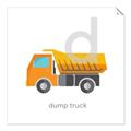 Picture of Dumptruck  _GroupedProduct_Square_Mini_ _GroupedProduct_Square_Unframed_Print_Only_