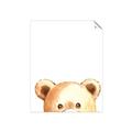Picture of Pop up Bear Brown  _GroupedProduct_Rectangle_Portrait_Mini_ _GroupedProduct_Rectangle_Portrait_Unframed_Print_Only_