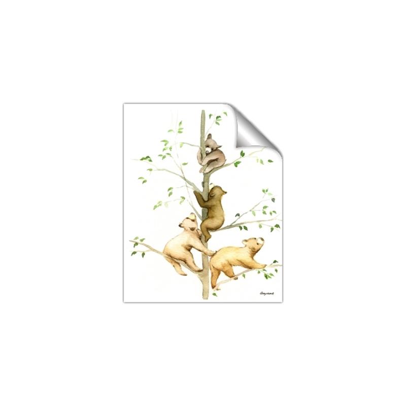 Picture of Bear Climb _GroupedProduct_Rectangle_Portrait_Mini_ _GroupedProduct_Rectangle_Portrait_Unframed_Print_Only_