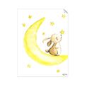 Picture of Little Bunny on the Moon _GroupedProduct_Rectangle_Portrait_Mini_ _GroupedProduct_Rectangle_Portrait_Unframed_Print_Only_
