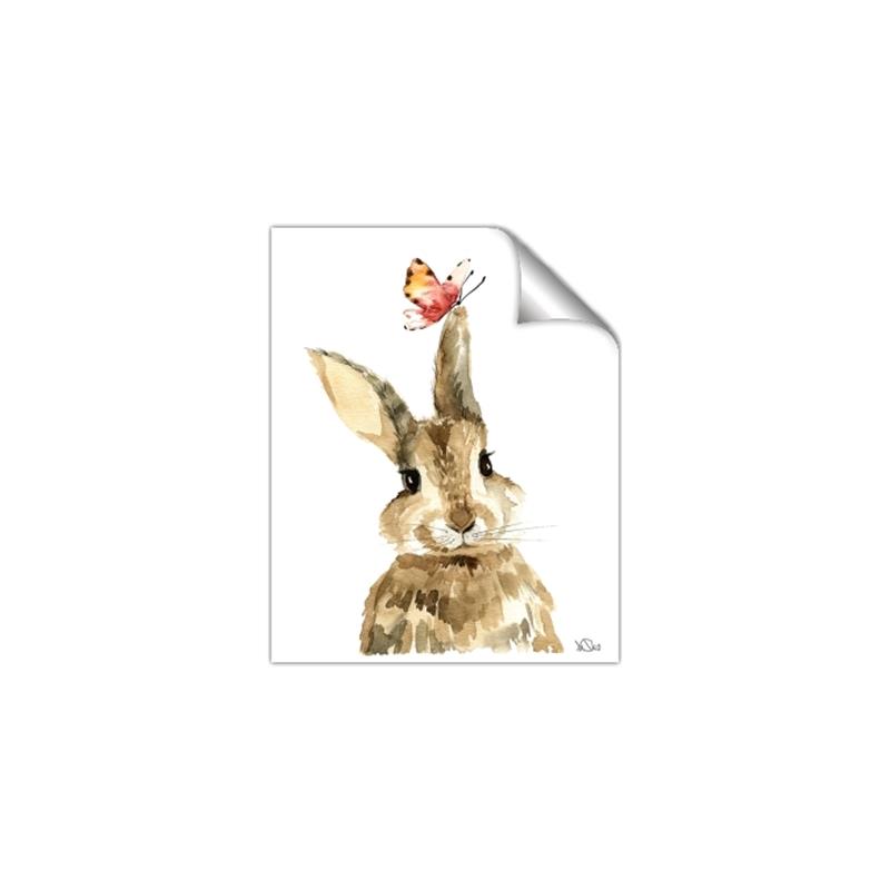 Picture of Butterfly Bunny _GroupedProduct_Rectangle_Portrait_Mini_ _GroupedProduct_Rectangle_Portrait_Unframed_Print_Only_
