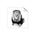 Picture of Lion Black and White _GroupedProduct_Square_Mini_ _GroupedProduct_Square_Unframed_Print_Only_