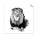 Picture of Lion Black and White _GroupedProduct_Square_Mini_ _GroupedProduct_Square_Unframed_Print_Only_