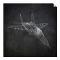 Picture of Blueprint Jet I _GroupedProduct_Square_Mini_ _GroupedProduct_Square_Unframed_Print_Only_