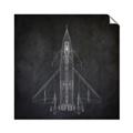 Picture of Blueprint Jet II _GroupedProduct_Square_Mini_ _GroupedProduct_Square_Unframed_Print_Only_
