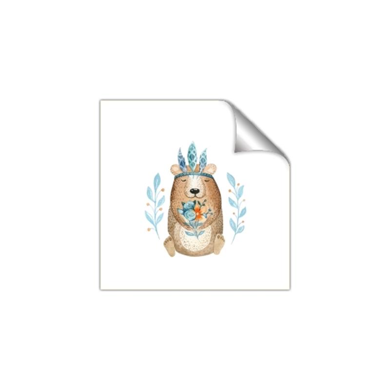 Picture of Wild Bear _GroupedProduct_Square_Mini_ _GroupedProduct_Square_Unframed_Print_Only_