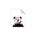 Picture of Flower Crown Panda _GroupedProduct_Rectangle_Portrait_Mini_ _GroupedProduct_Rectangle_Portrait_Unframed_Print_Only_
