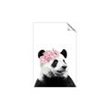 Picture of Flower Crown Panda _GroupedProduct_Rectangle_Portrait_Mini_ _GroupedProduct_Rectangle_Portrait_Unframed_Print_Only_