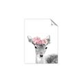 Picture of Flower Crown Deer _GroupedProduct_Rectangle_Portrait_Mini_ _GroupedProduct_Rectangle_Portrait_Unframed_Print_Only_
