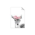 Picture of Flower Crown Deer _GroupedProduct_Rectangle_Portrait_Mini_ _GroupedProduct_Rectangle_Portrait_Unframed_Print_Only_