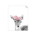 Picture of Flower Crown Deer _GroupedProduct_Rectangle_Portrait_Mini_ _GroupedProduct_Rectangle_Portrait_Unframed_Print_Only_