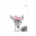 Picture of Flower Crown Deer _GroupedProduct_Rectangle_Portrait_Mini_ _GroupedProduct_Rectangle_Portrait_Unframed_Print_Only_