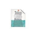 Picture of Water Hippo _GroupedProduct_Rectangle_Portrait_Mini_ _GroupedProduct_Rectangle_Portrait_Unframed_Print_Only_
