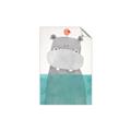 Picture of Water Hippo _GroupedProduct_Rectangle_Portrait_Mini_ _GroupedProduct_Rectangle_Portrait_Unframed_Print_Only_