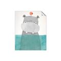 Picture of Water Hippo _GroupedProduct_Rectangle_Portrait_Mini_ _GroupedProduct_Rectangle_Portrait_Unframed_Print_Only_