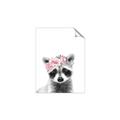 Picture of Flower Crown Raccoon _GroupedProduct_Rectangle_Portrait_Mini_ _GroupedProduct_Rectangle_Portrait_Unframed_Print_Only_