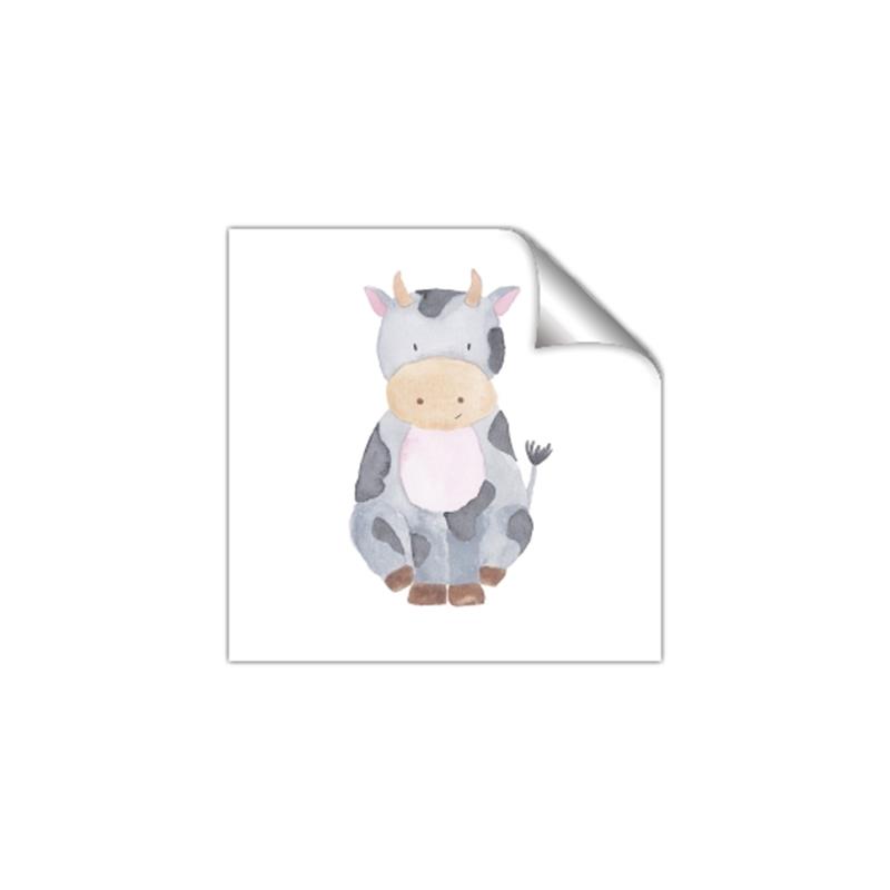Picture of Nursery Cow _GroupedProduct_Square_Mini_ _GroupedProduct_Square_Unframed_Print_Only_