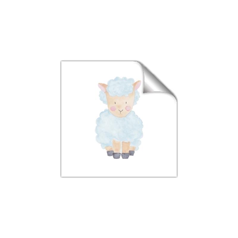 Picture of Nursery Sheep _GroupedProduct_Square_Mini_ _GroupedProduct_Square_Unframed_Print_Only_