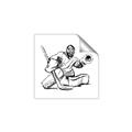 Picture of Goalie Sketch  _GroupedProduct_Square_Mini_ _GroupedProduct_Square_Unframed_Print_Only_