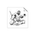 Picture of Goalie Sketch  _GroupedProduct_Square_Mini_ _GroupedProduct_Square_Unframed_Print_Only_
