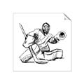 Picture of Goalie Sketch  _GroupedProduct_Square_Mini_ _GroupedProduct_Square_Unframed_Print_Only_