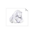 Picture of Polar Bear Mom and Baby _GroupedProduct_Rectangle_Landscape_Mini_ _GroupedProduct_Rectangle_Landscape_Unframed_Print_Only_
