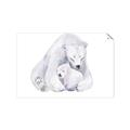 Picture of Polar Bear Mom and Baby _GroupedProduct_Rectangle_Landscape_Mini_ _GroupedProduct_Rectangle_Landscape_Unframed_Print_Only_