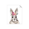Picture of Floral Top Bunny _GroupedProduct_Rectangle_Portrait_Mini_ _GroupedProduct_Rectangle_Portrait_Unframed_Print_Only_