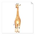 Picture of Standing Tall Giraffe _GroupedProduct_Square_Mini_ _GroupedProduct_Square_Unframed_Print_Only_