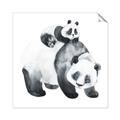 Picture of Mom and Baby Panda _GroupedProduct_Square_Mini_ _GroupedProduct_Square_Unframed_Print_Only_